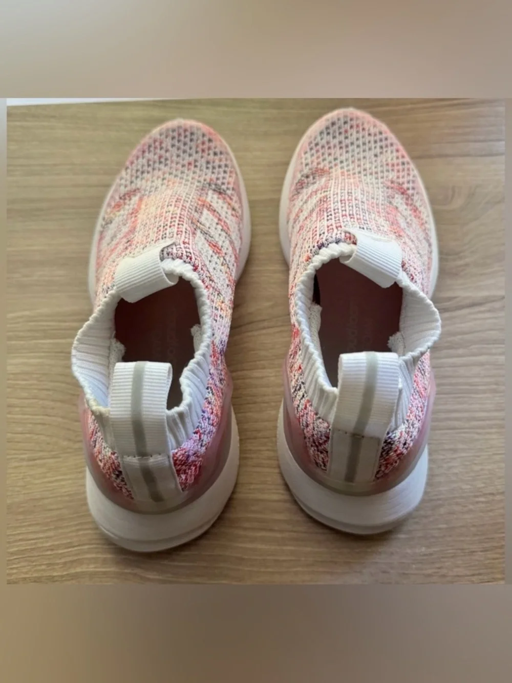Big Kids Adidas RapidaRun Laceless Knit Athletic Running Sneakers Shoes Size 2”